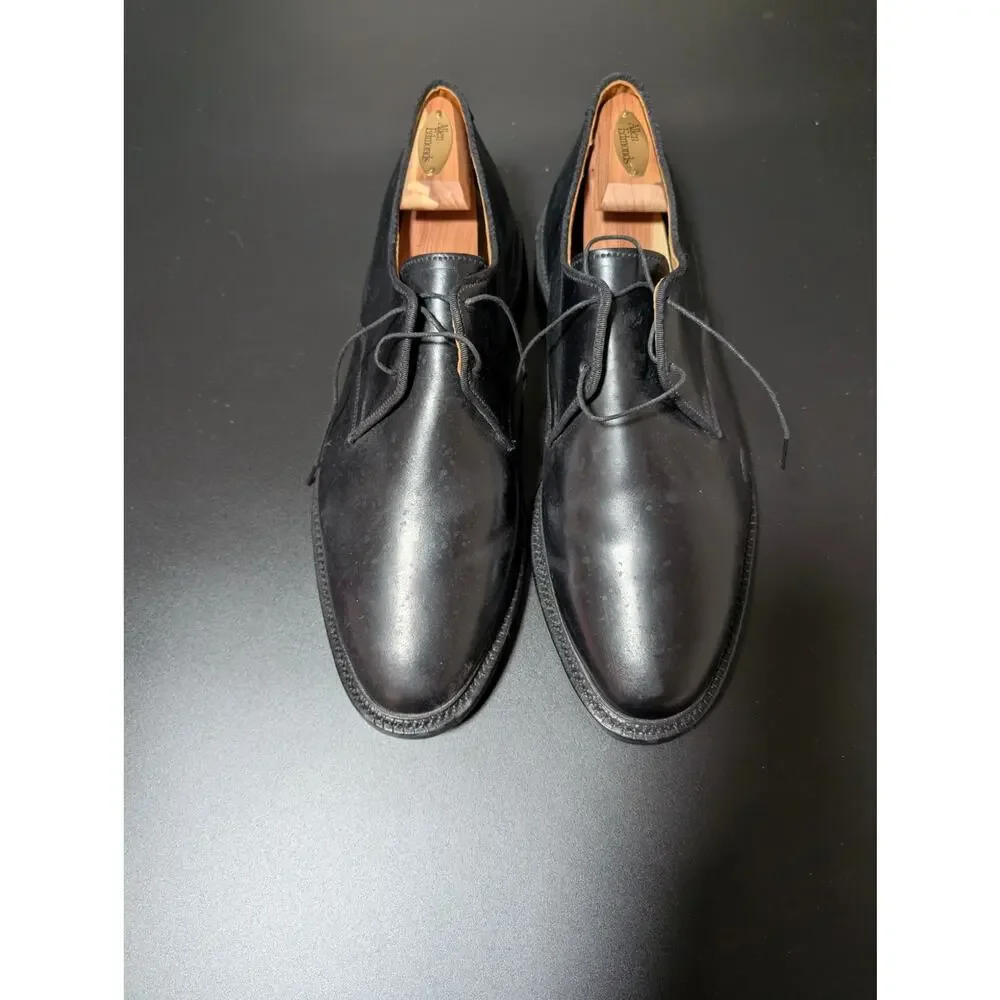 NWOB Vintage & Rare Allen Edmonds Custom Made Black Cordovan Shell Kendall 12EEE